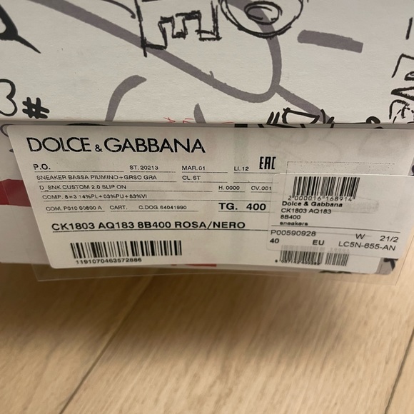 DOLCE&GABBANA Quilted slip- on sneakers - Picture 10 of 11